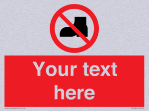 Custom No outdoor footwear